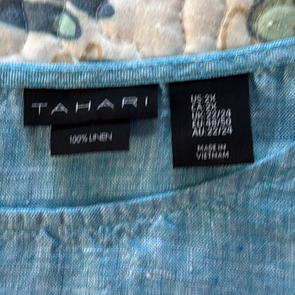 Tahari coastal cool blouse - Picture 6 of 6